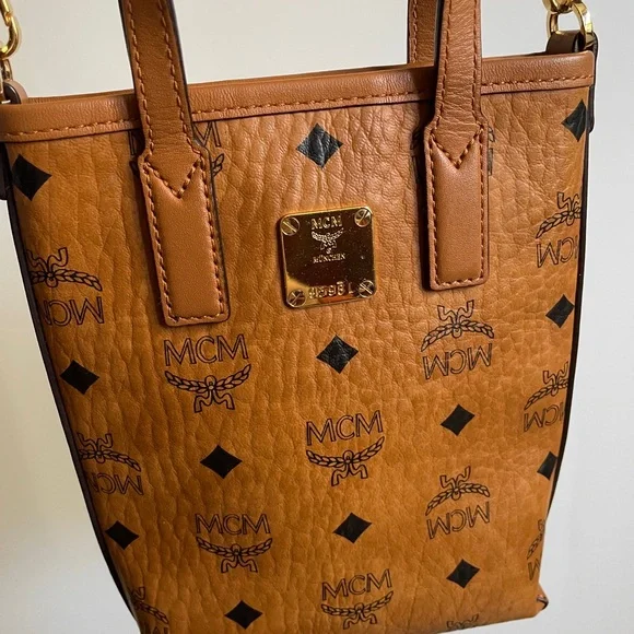 MCM Cognac Crossbody Bag - Picture 3 of 12